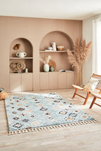Delya - Indoor Rug - Polypropylene - Turquoise