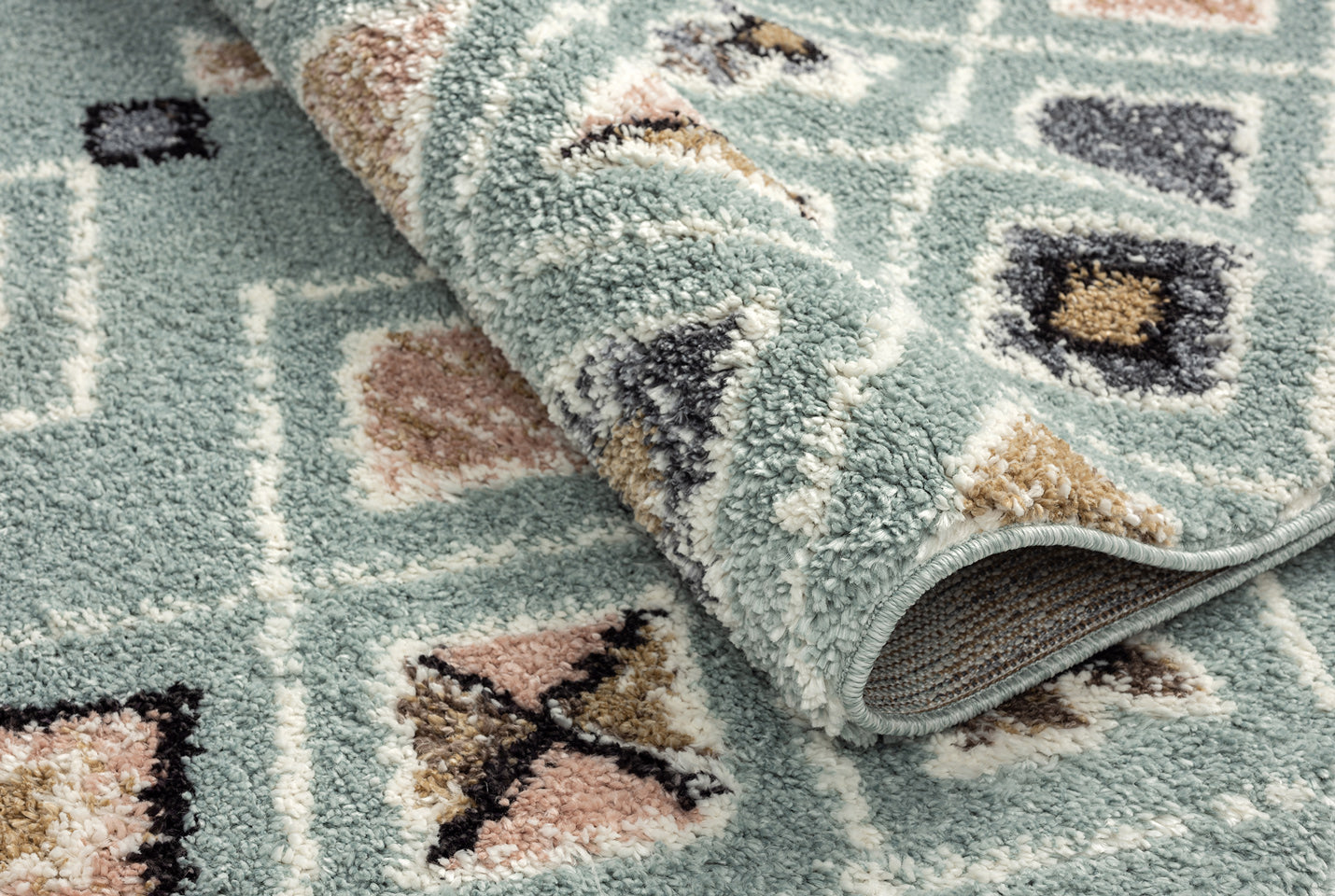 Delya - Indoor Rug - Polypropylene - Turquoise