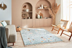 Delya - Indoor Rug - Polypropylene - Turquoise