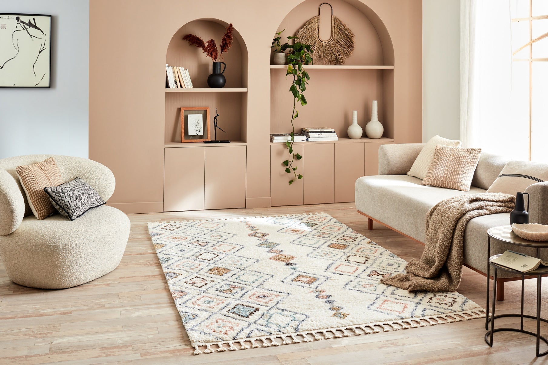 Delya - Indoor Rug - Polypropylene - Cream