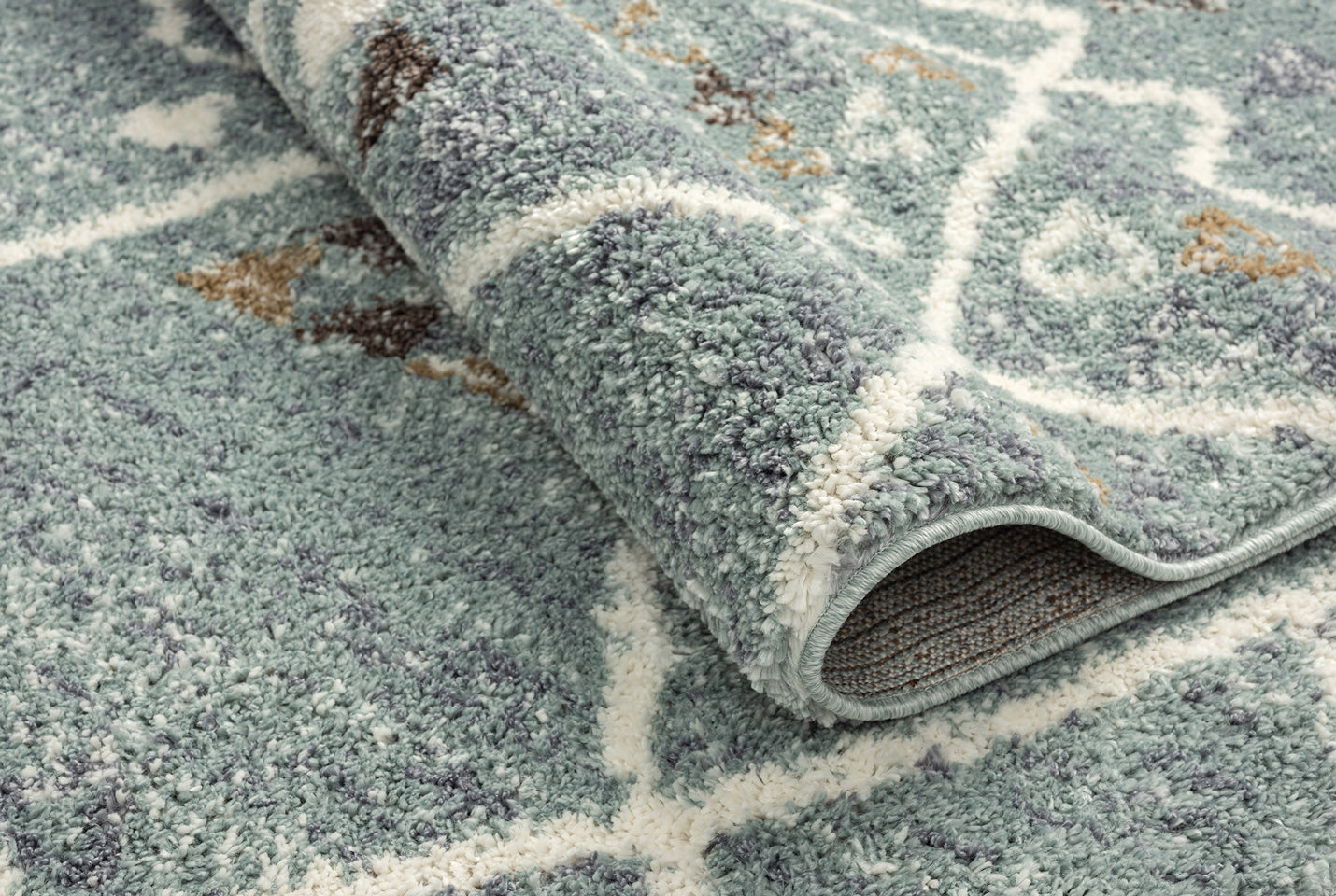 Delya - Tapis D'Intérieur - Polypropylène - Turquoise