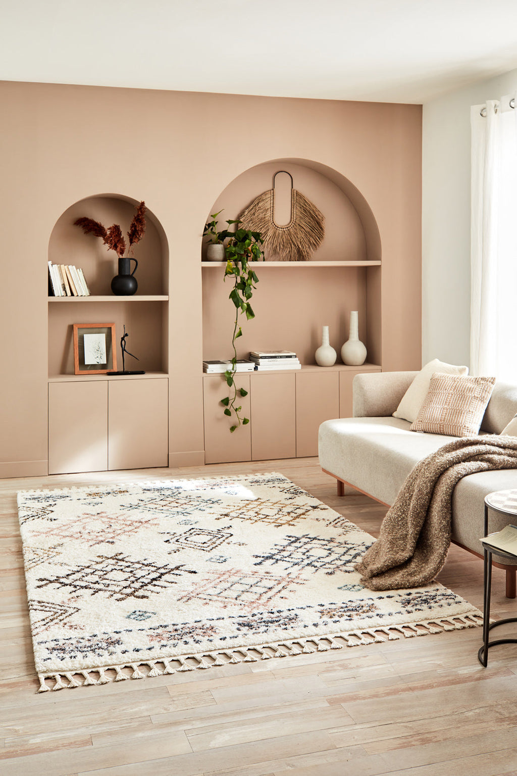 Delya - Tapis D'Intérieur - Polypropylène - Creme