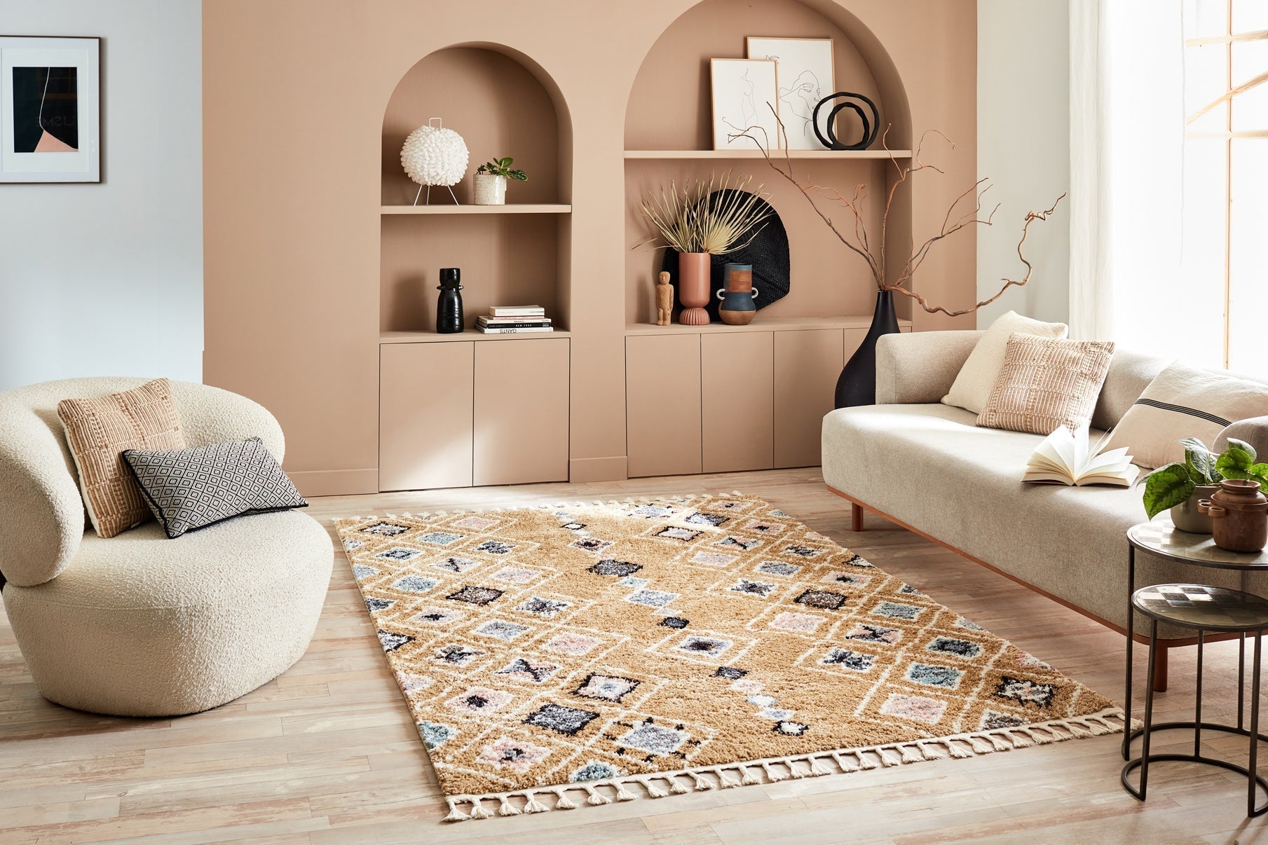 Delya - Indoor Rug - Polypropylene - Yellow