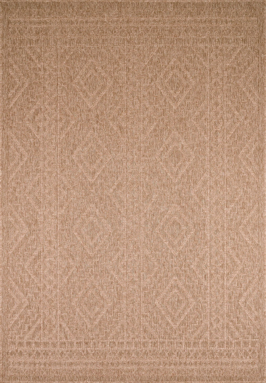 Alfombra de salón efecto yute natural beige Alfombras Nazar