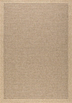 Plain brown natural jute effect rug Nazar rugs