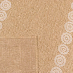 Alfombra efecto yute con estampado geométrico blanco Alfombras Nazar