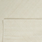 Nazar rugs cream embossed pile interior rug