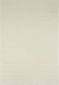 Nazar rugs cream embossed pile interior rug