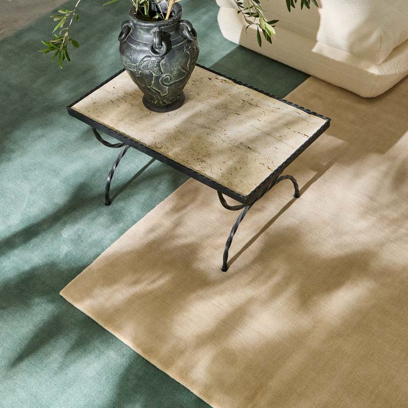 Alfombra 100% Lana de Nueva Zelanda - Beige Arena