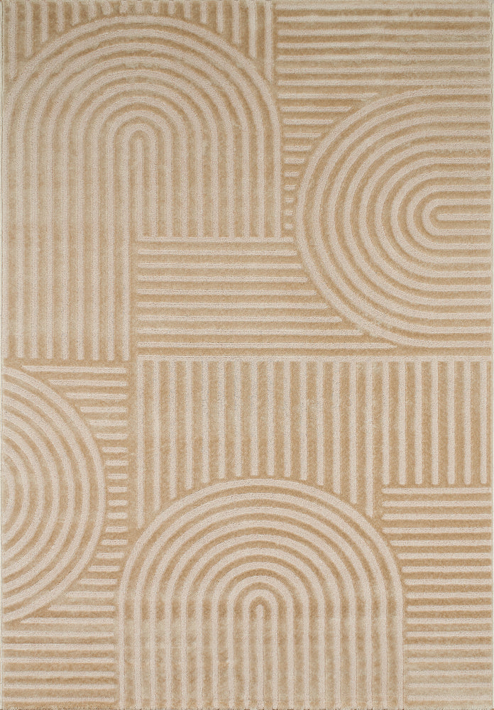 Alfombra Nazar rugs con motivos en relieve beige