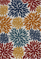 Alfombra de vinilo con estampado floral de alfombras nazar