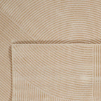 Alfombra con motivos geométricos y pelo elevado beige Alfombras Nazar