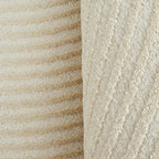 Alfombra pelo relieve geométrico crema Nazar rugs
