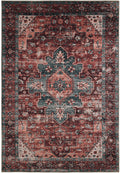 Alfombra vintage roja Alfombras Nazar