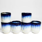 Set of 4 Medium Mugs - Royal Blue