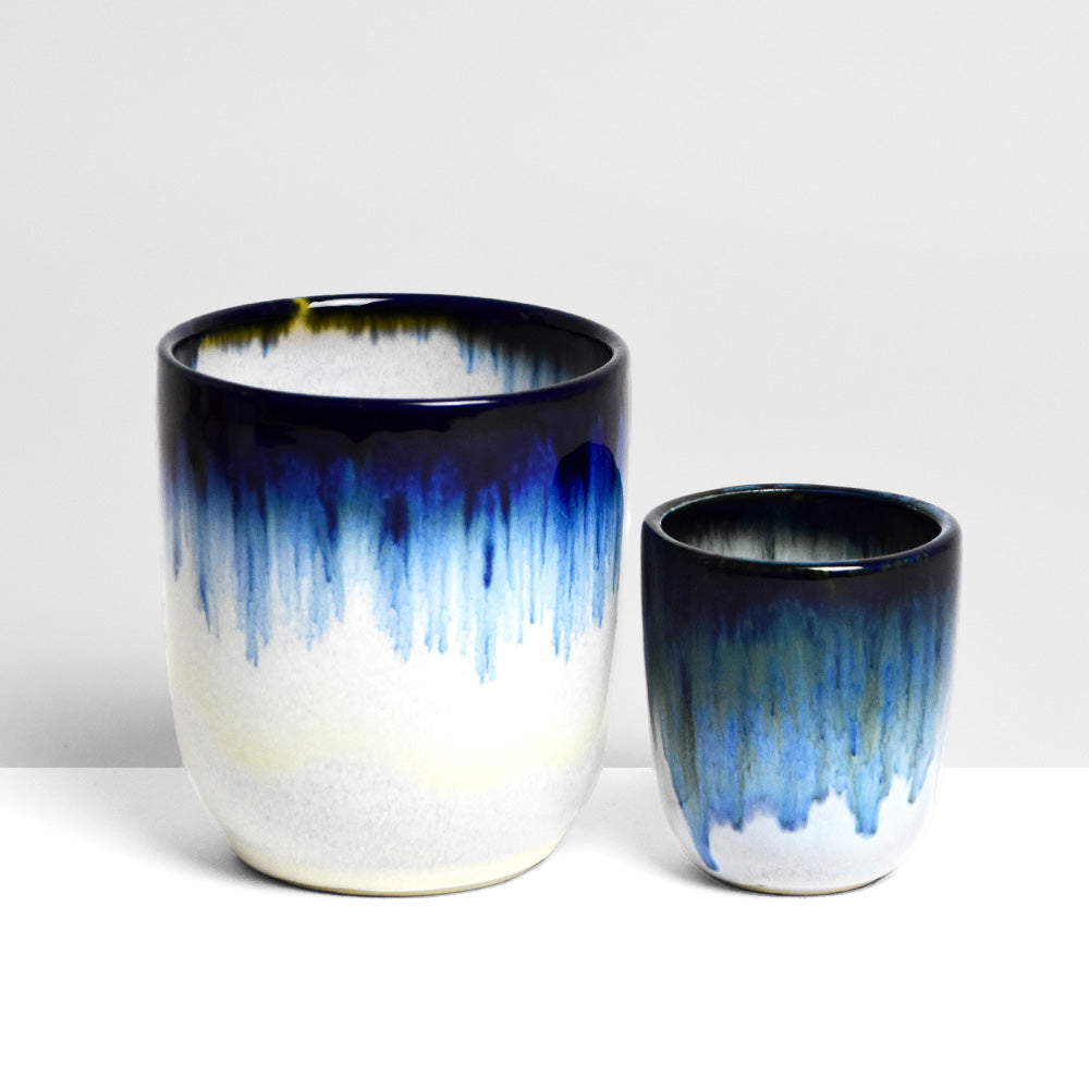 Set of 4 Medium Mugs - Royal Blue
