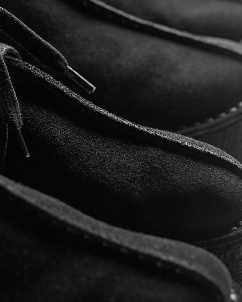 Trek Wedge - Black Suede - Women's