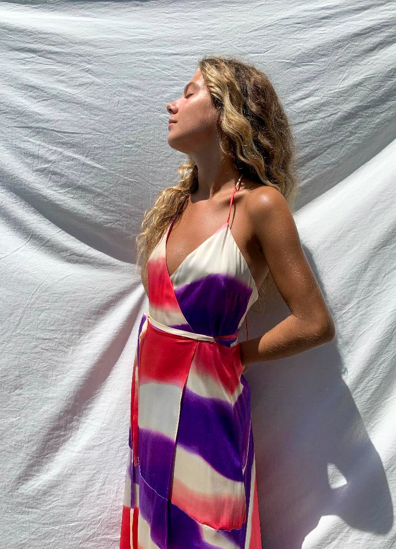 Aurore Tie & Die Dress
