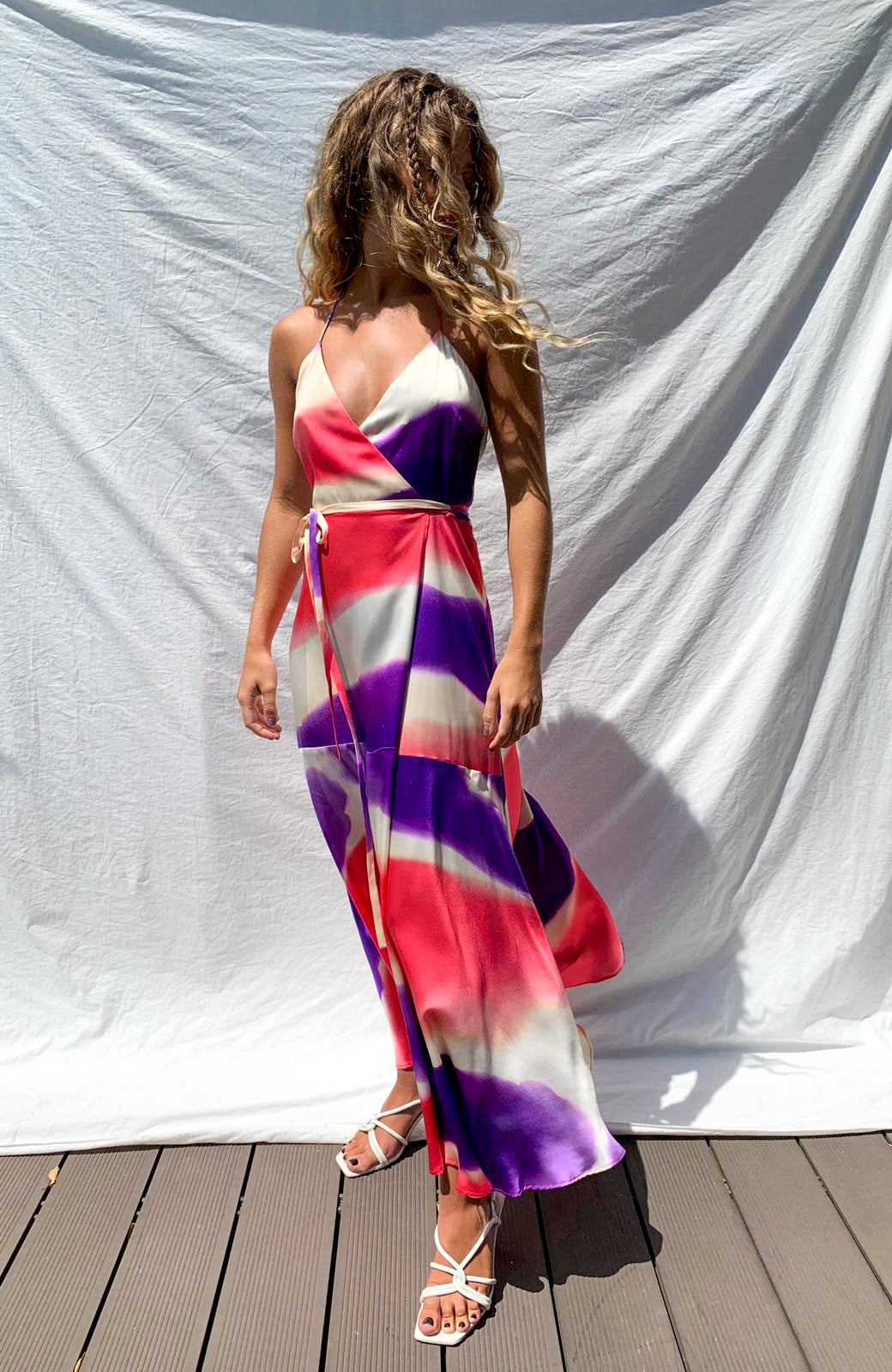 Aurore Tie & Die Dress