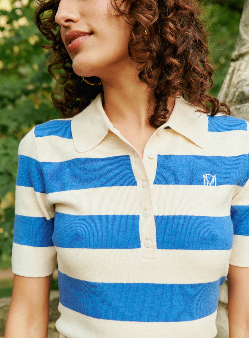 Maisy Knitted Top - Ocean