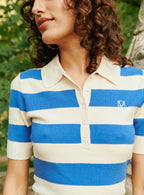 Maisy Knitted Top - Ocean