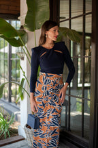 Top Oliviane - Bleu Marine