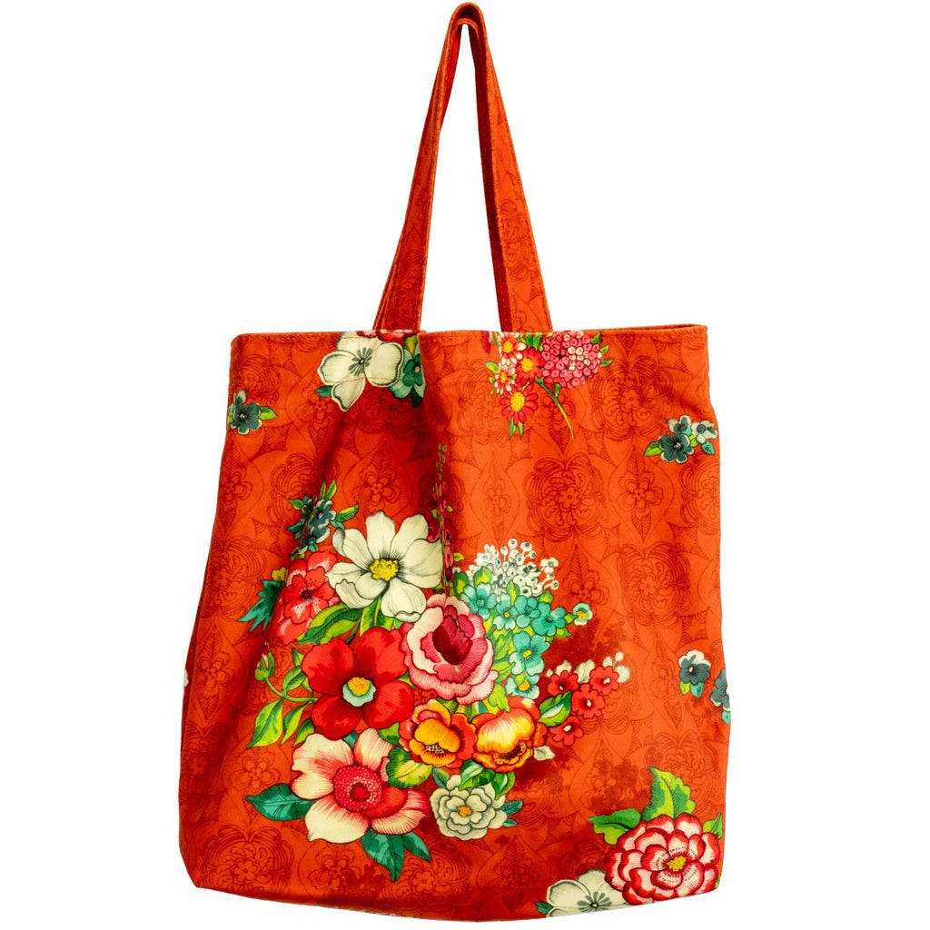 Hanami - Tote Bag - Velours - Orange