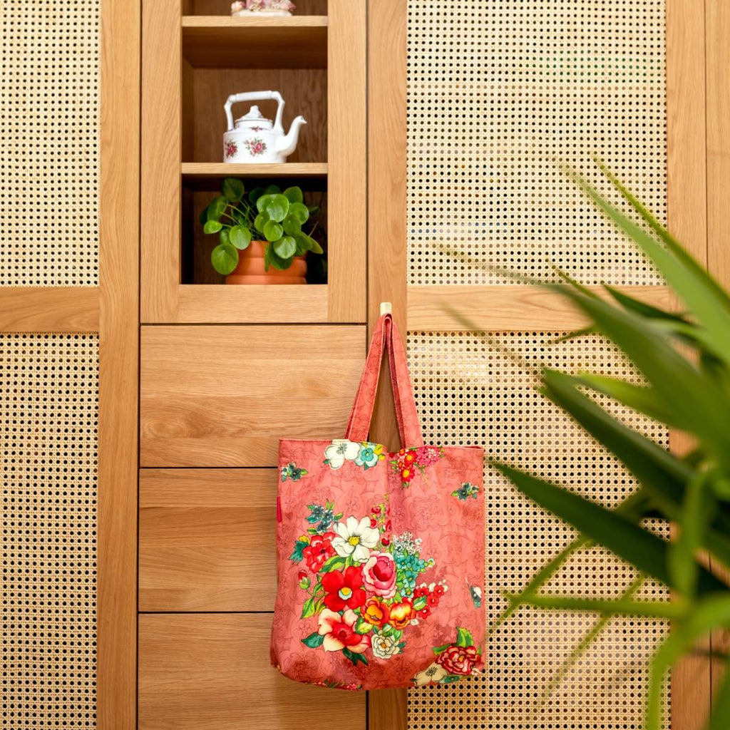 Hanami - Tote Bag - Velours - Rose