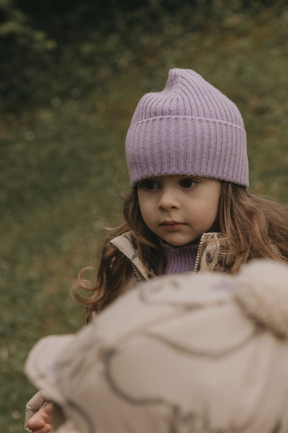 Gorro de punto - Lila