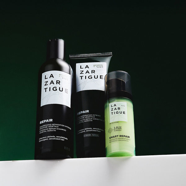 Zestaw Trio Repair (Szampon + Odżywka + Koncentrat odbudowujący)