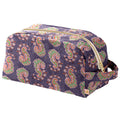 Janice - Trousse De Toilette - Velours - Violette