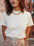 PM Embroidered Titi T-Shirt - Lemonade