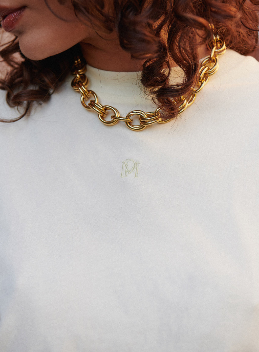 PM Embroidered Titi T-Shirt - Lemonade