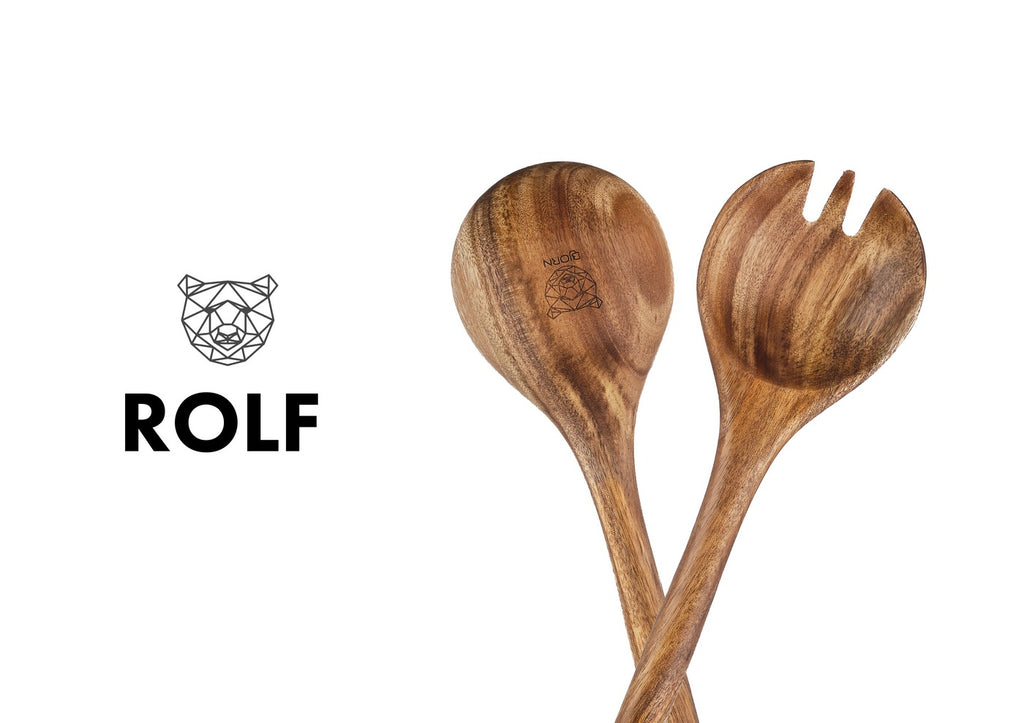 Nude - 2 Salad Servers - Rolf