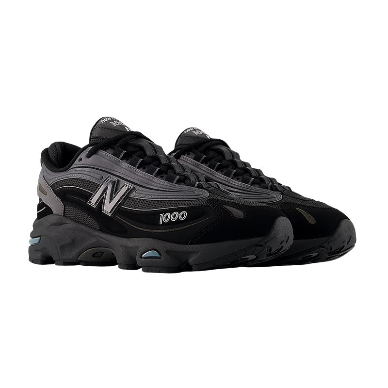 New Balance U1000 Men's Sneakers - Black, Heather Gray