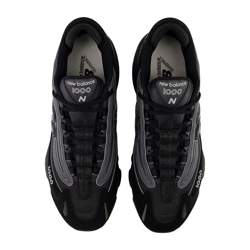 New Balance U1000 Men's Sneakers - Black, Heather Gray