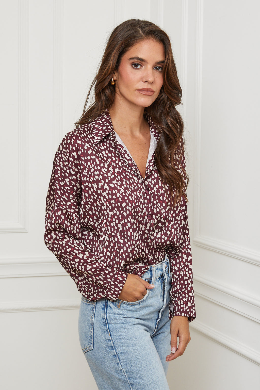 Camisa - Burdeos