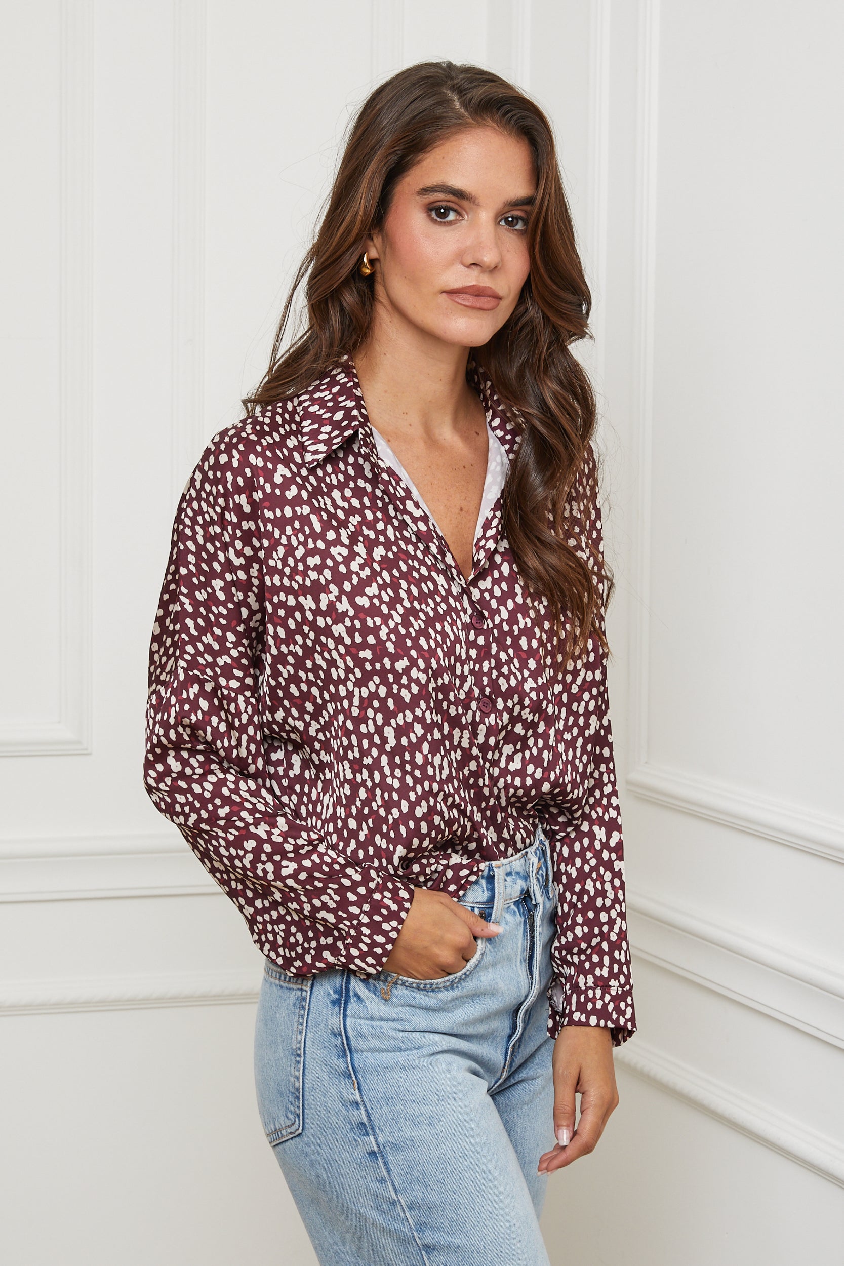 Camisa - Burdeos