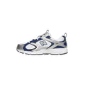 New Balance U408 Hombres Zapatillas - Blanco, Plata, Azul Marino