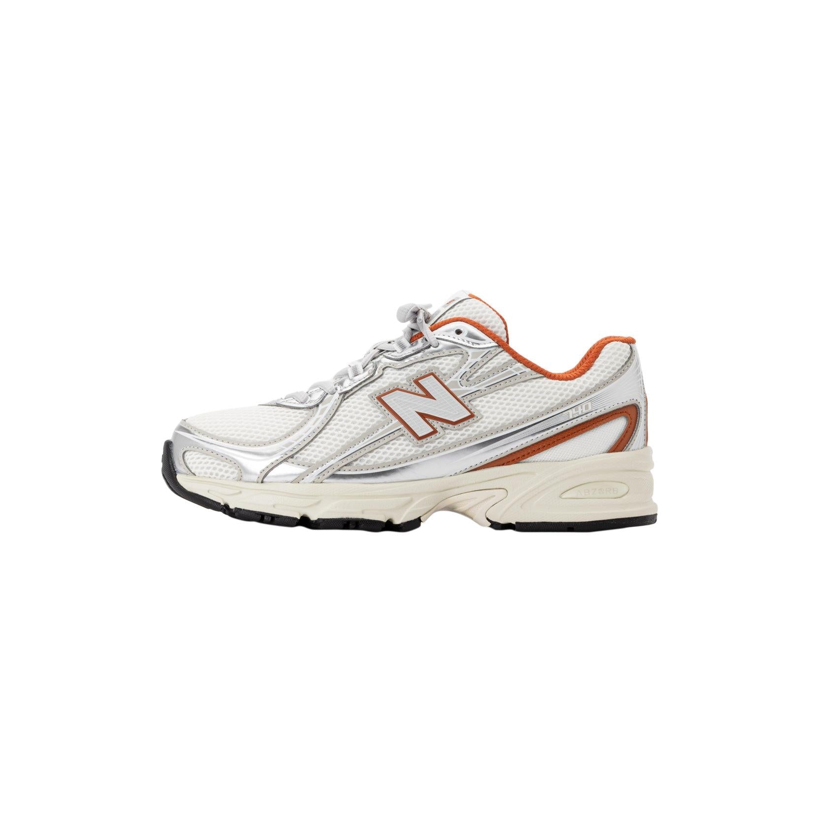 New Balance U740 Women's Sneakers - White, Grey, Orange