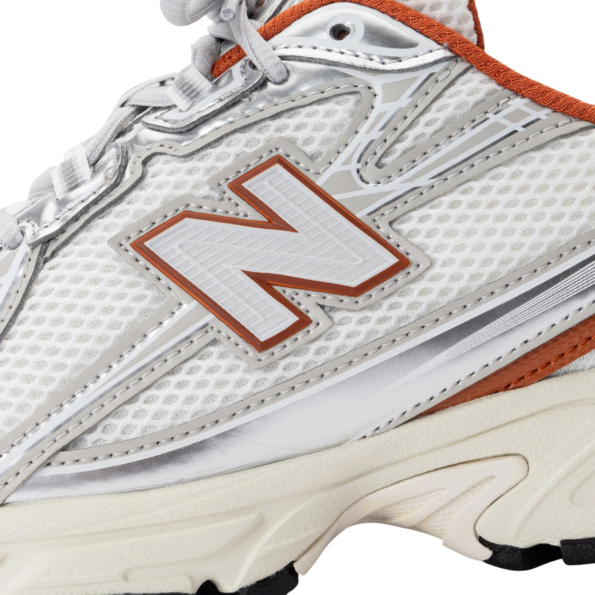 New Balance U740 Women's Sneakers - White, Grey, Orange