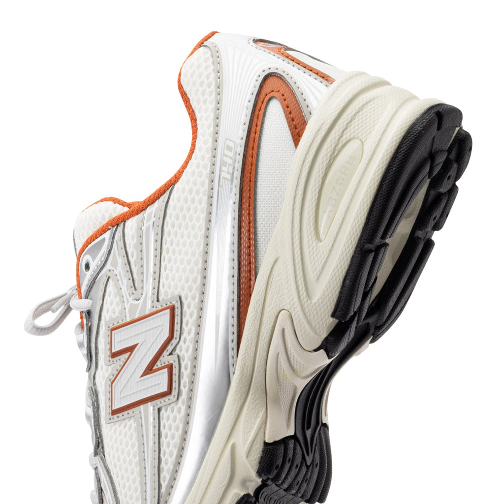 New Balance U740 Women's Sneakers - White, Grey, Orange