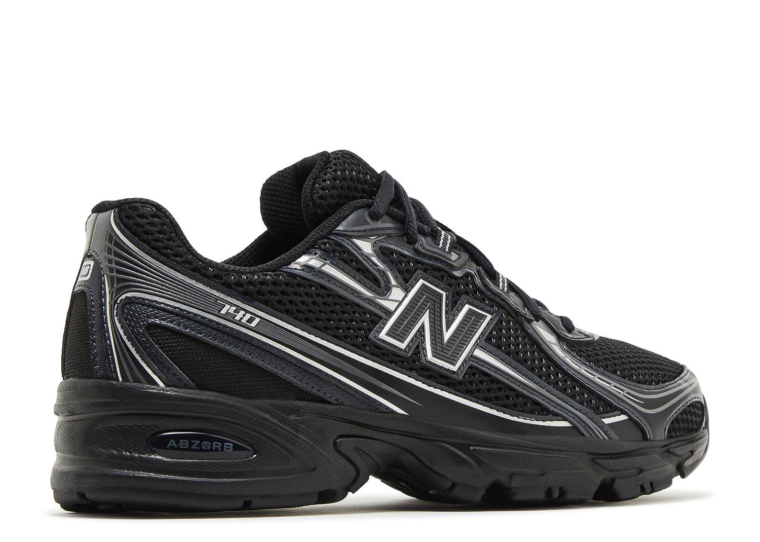 New Balance 740V2 Black Grey Silver - Noir