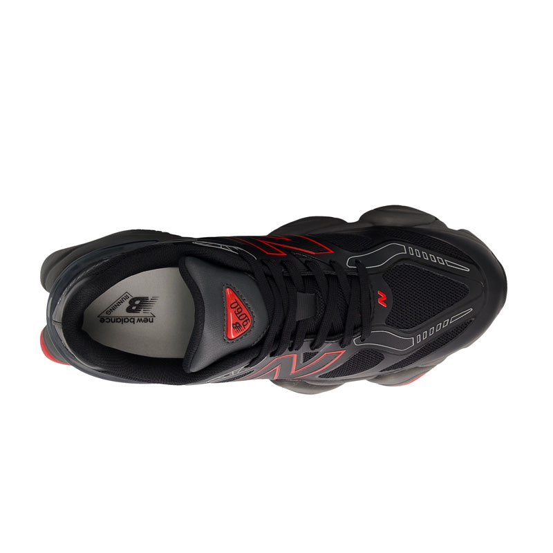 New Balance U9060 Men's Sneakers - Black, Fire Cracker