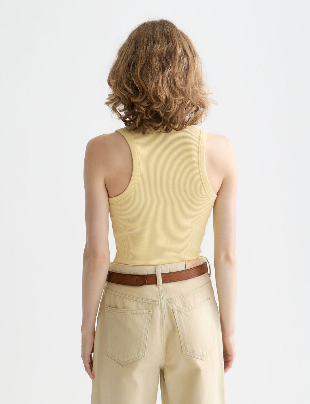 Rib Racer Tank - Parsnip