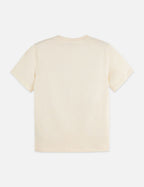Small Chest Artwork Regular Fit T-Shirt - Eggnog