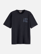 Washed Artwork Loose T-Shirt - Meteorite