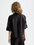 Boxy Short Sleeve Shirt - Meteorite