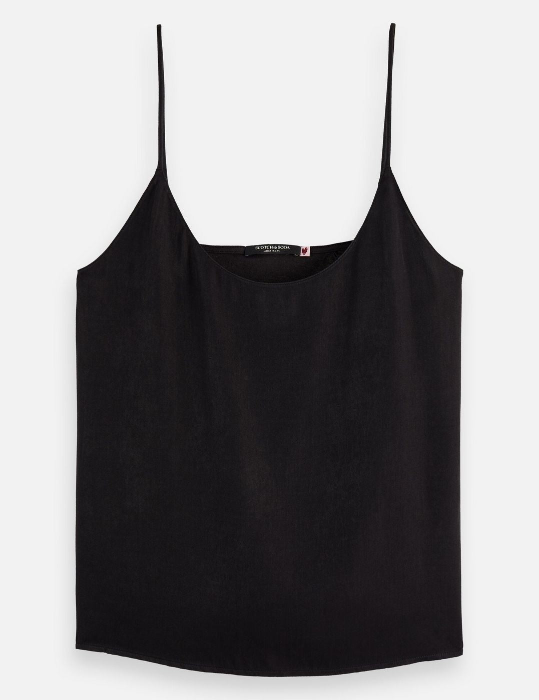 Core Jersey Woven Tank - Black
