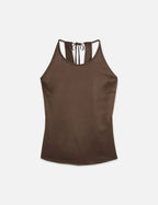Top Halter With Ties - Hot Fudge
